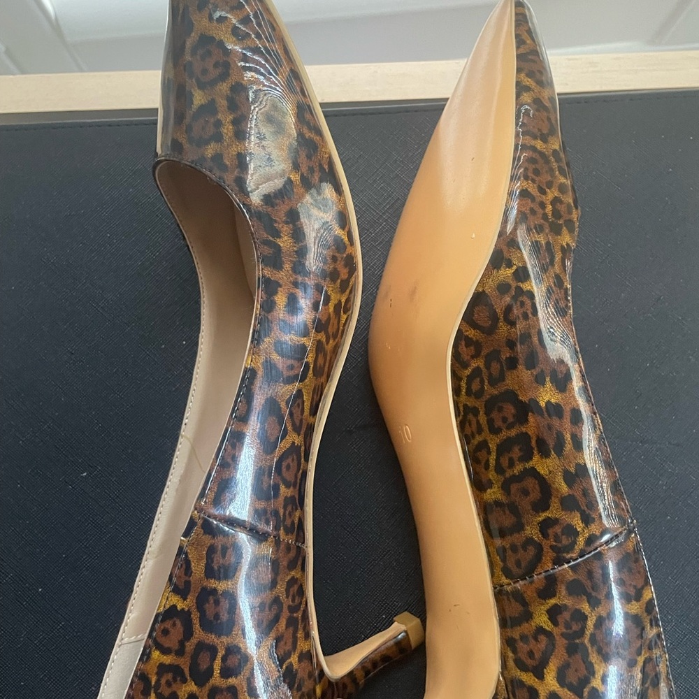 F5J Leopard Print Kitten Heels